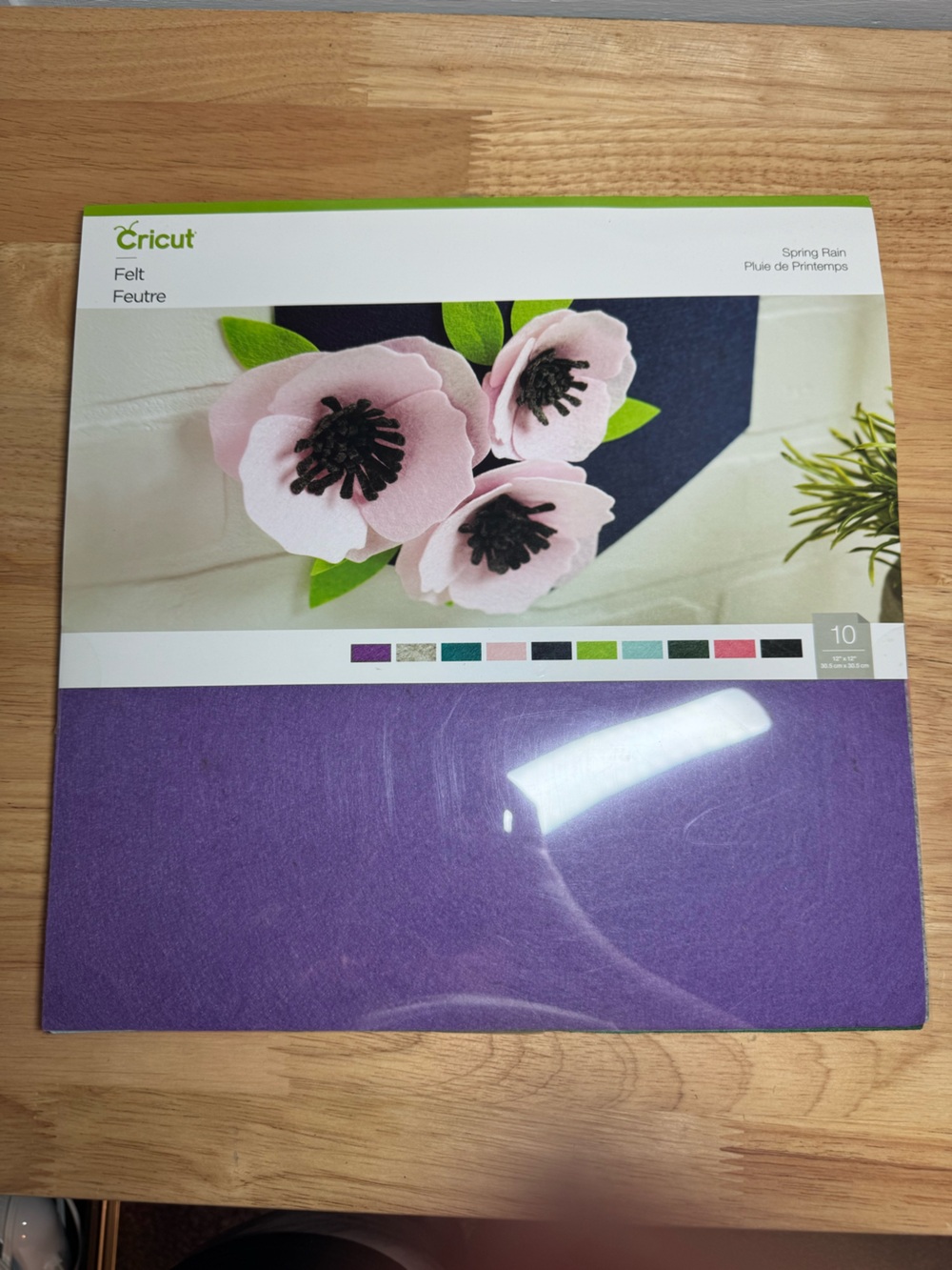 Cricut Felt Sheet Sampler Spring Rain